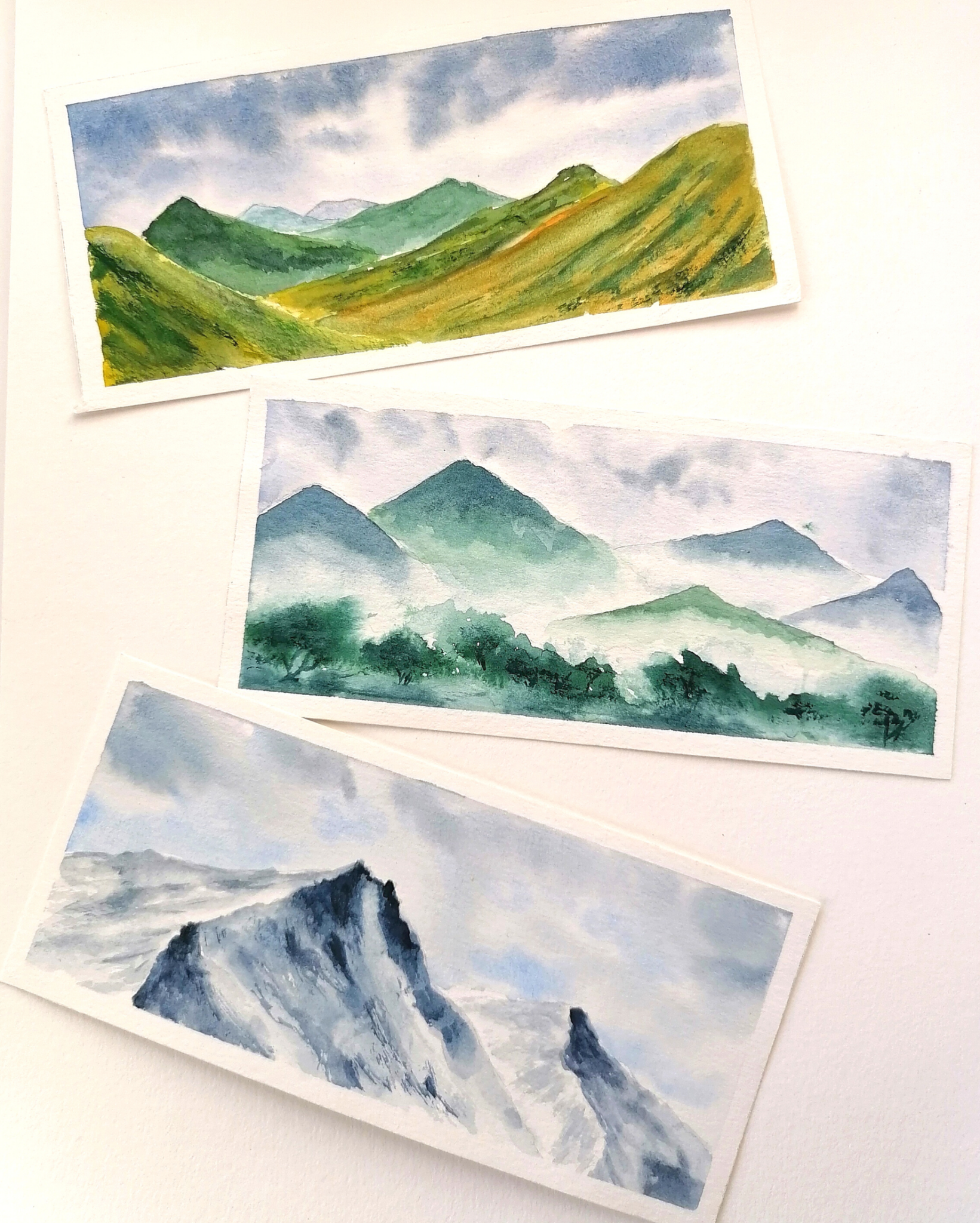 Easy Watercolor Landscape Ideas for Beginners - My Art Aspirations