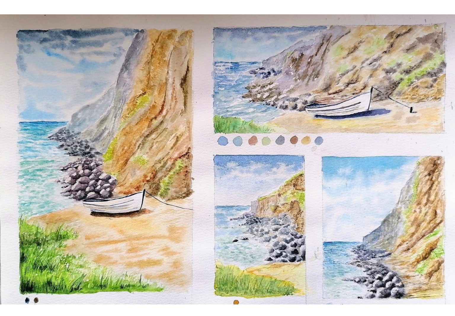 How I Improved My Watercolor Painting Skills My Art Aspirations